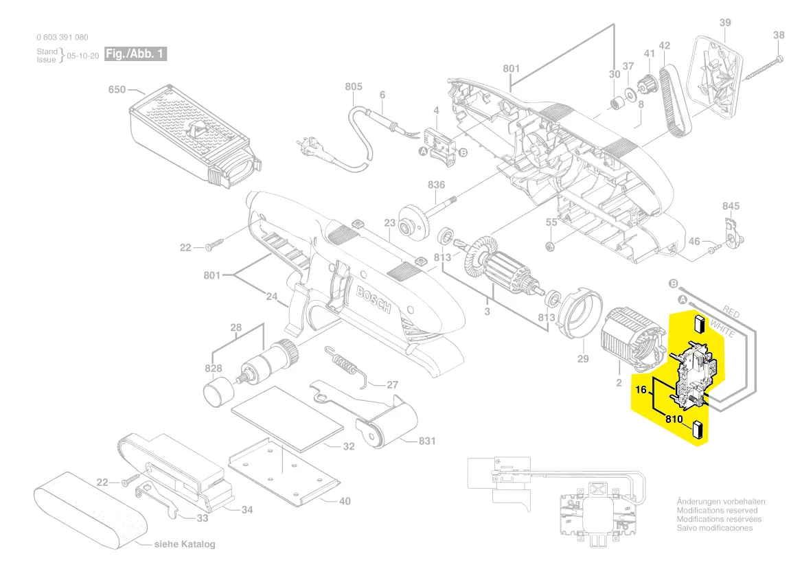 Couronne porte balais réf. 2 610 391 288 BOSCH